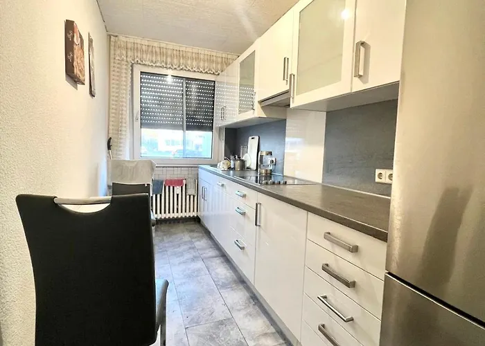 Apartment - Graphite Modern 3-room - Stylish Grey Interior - Spacious Terrace - Fully Equipped Kitchen - Wi-fi - Renovated 2024 - & Convenient Location - Free Parking - Near Bus & Airport -